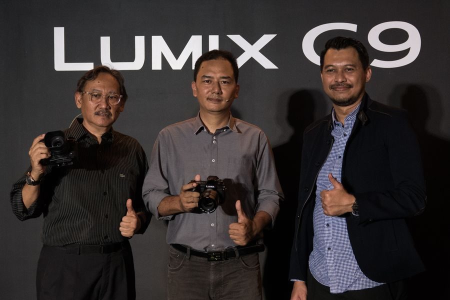Menjadi narasumber di launching Lumix G9 tahun 2018
